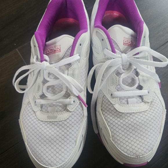 Skechers Shoes - Skechers Women's White and Pink Athletic Shoes